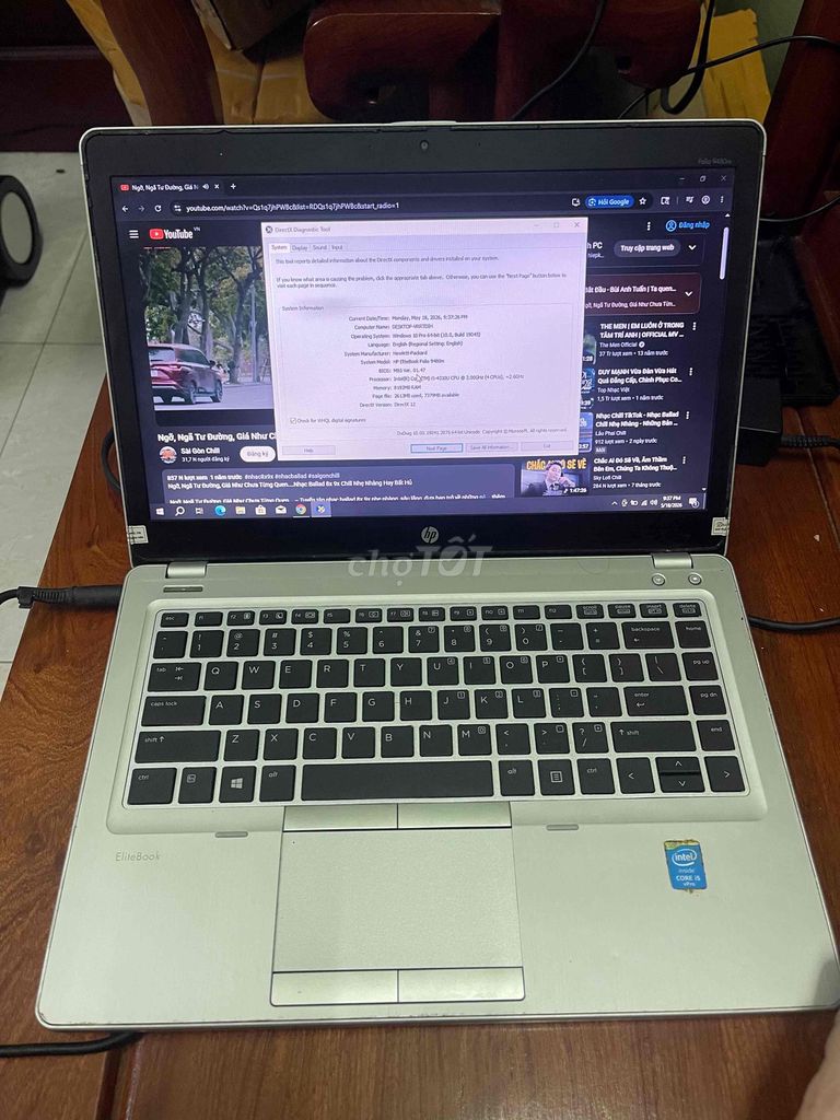 HP Folio 9480m i5-4310u 8GB/128GB Bạc. Mua bán Laptop tại Huyện Thường Tín Hà Nội được đăng bởi đình anh hình 1