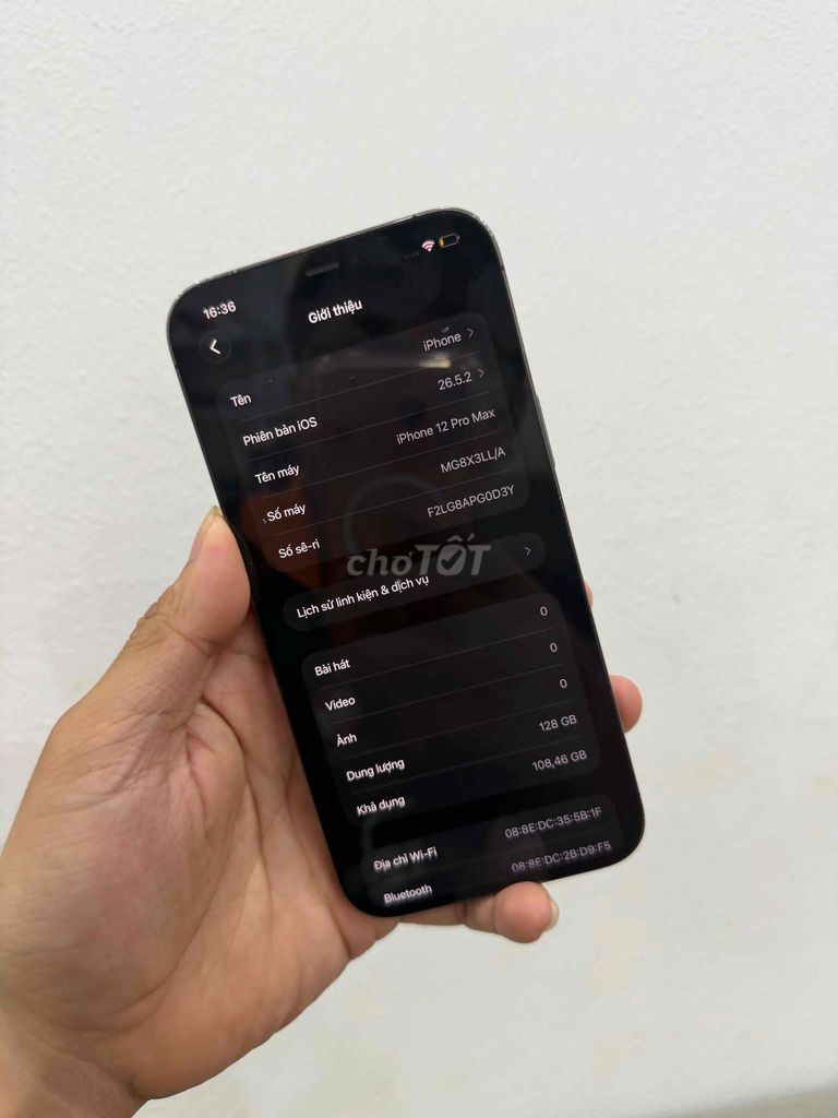 Apple iPhone 12 Pro Max 128GB Xám. Mua bán Điện thoại tại Quận Đống Đa Hà Nội được đăng bởi Ng Hoang Anh hình 1