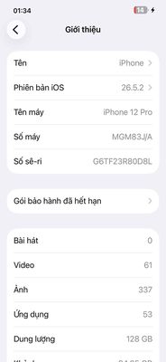 12 Pro 128GB 89% gl sang Oppo find X6/X6 pro