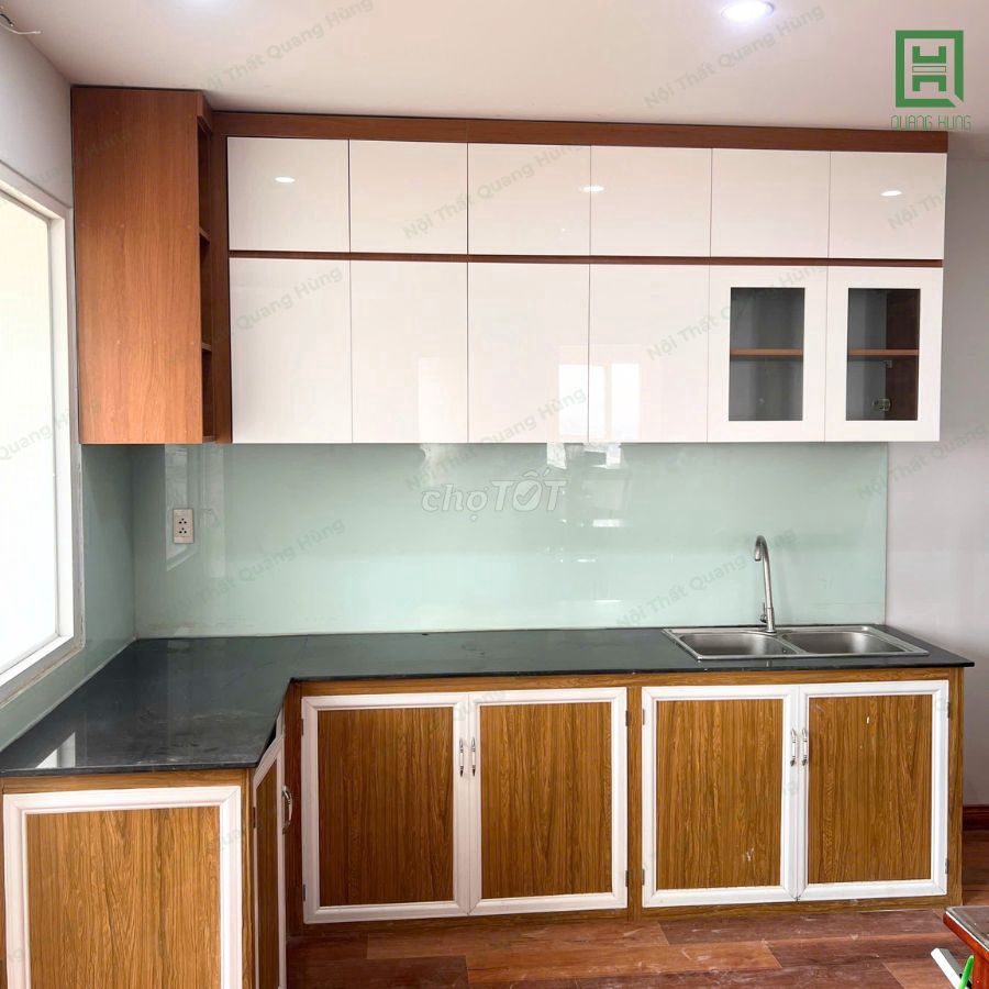 TỦ BẾP NHỰA ĐẶC PVC CÁNH ACRYLIC - TỦ BẾP NHỰA. Mua bán Tủ, kệ gia đình tại Quận Phú Nhuận Tp Hồ Chí Minh được đăng bởi LÊ VĂN HÙNG hình 1