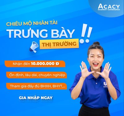 [GIA LAI] NHÂN VIÊN TRƯNG BÀY THỊ TRƯỜNG UNILEVER