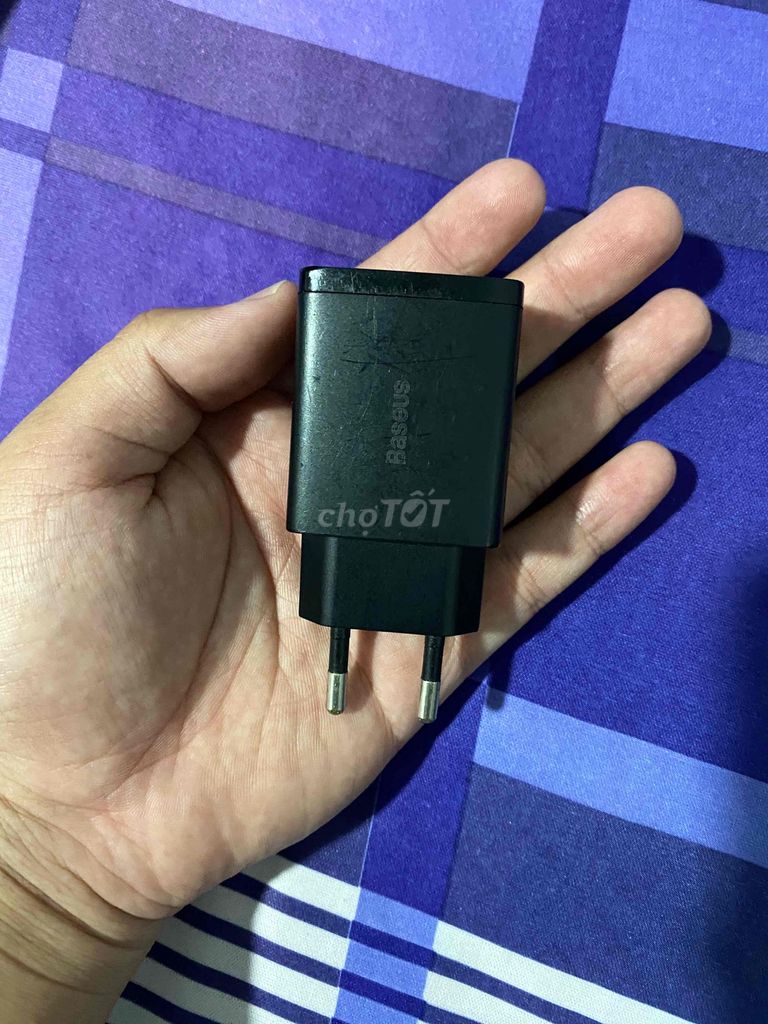 Củ sạc Baseus 20W Đen đã qua sử dụng. Mua bán Phụ kiện (Màn hình, Chuột...) tại Huyện Cầu Kè Trà Vinh được đăng bởi Tên chưa cung cấp hình 1