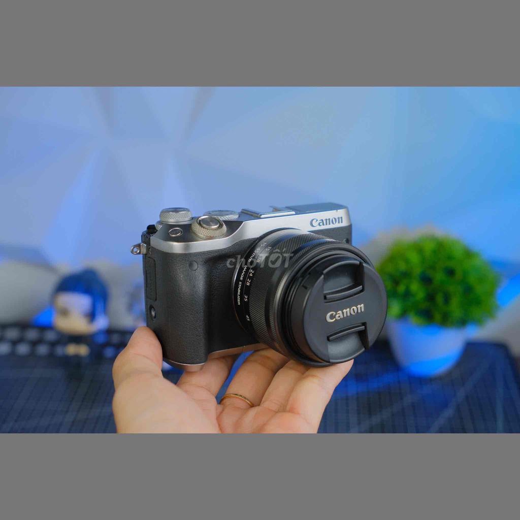 Máy ảnh Canon M6 Kèm lens kit. Mua bán Máy ảnh, Máy quay tại Huyện Thống Nhất Đồng Nai được đăng bởi Babybun hình 1