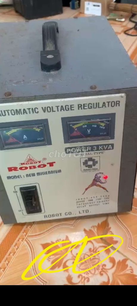 Tối nay ra đi 1 ổn áp xịn Robot 3kva đang sử dụng