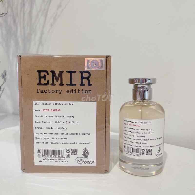 Nước hoa nam RICH SANTAL EMIR FACTORY EDITION 100m