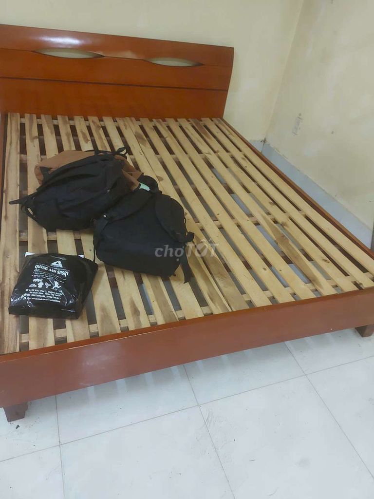 Ban rẻ giường gỗ đôi ván ép. Mua bán Giường, chăn ga gối nệm tại Quận Tân Bình Tp Hồ Chí Minh được đăng bởi Ha hình 1