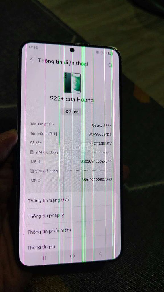SS S22+ sọc, note8 ám. Mua bán Điện thoại tại Quận Gò Vấp Tp Hồ Chí Minh được đăng bởi Lê Hoàng Lâm hình 1