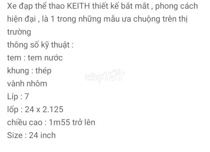 Bán Xe đạp địa hình MTB đã qua sử dụng