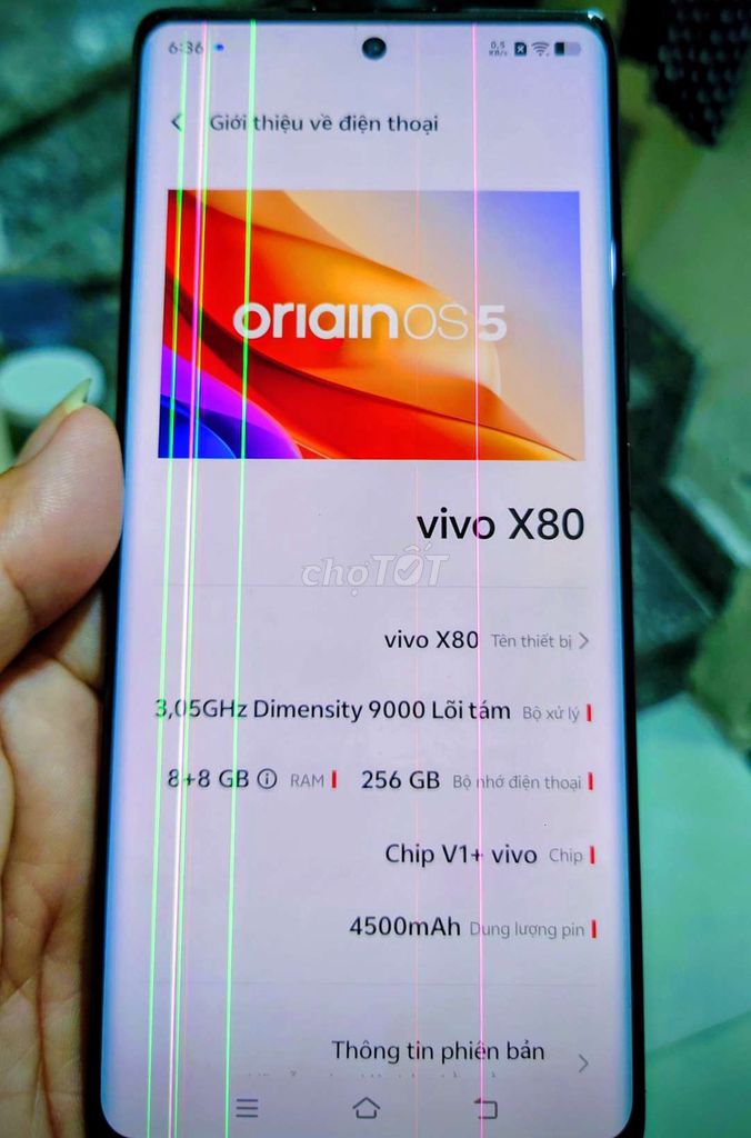 Vivo X80 Đen 8GB/256GB. Mua bán Điện thoại tại Quận 12 Tp Hồ Chí Minh được đăng bởi Tuấn Nguyễn hình 1