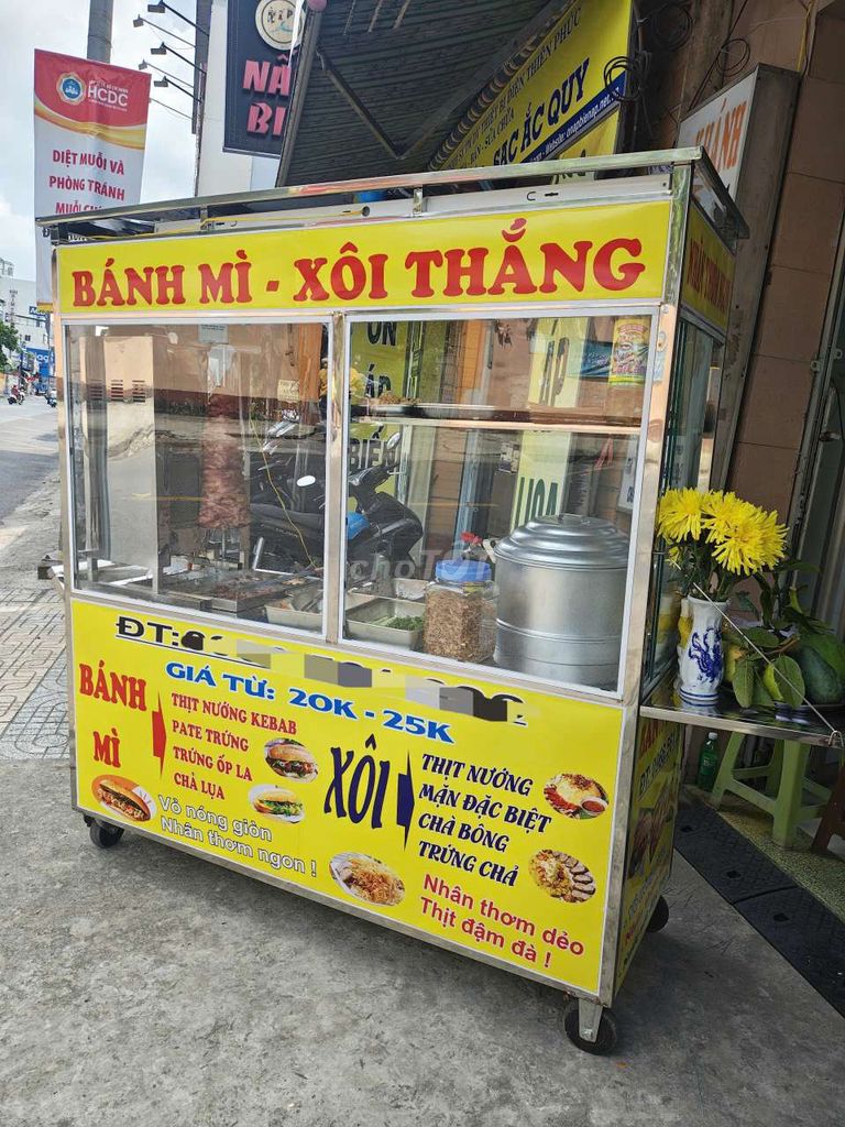 Xe bánh mì Inox Mới 99%. Mua bán Đồ chuyên dụng, Giống nuôi trồng tại Quận 6 Tp Hồ Chí Minh được đăng bởi Ngọc Trâm hình 1