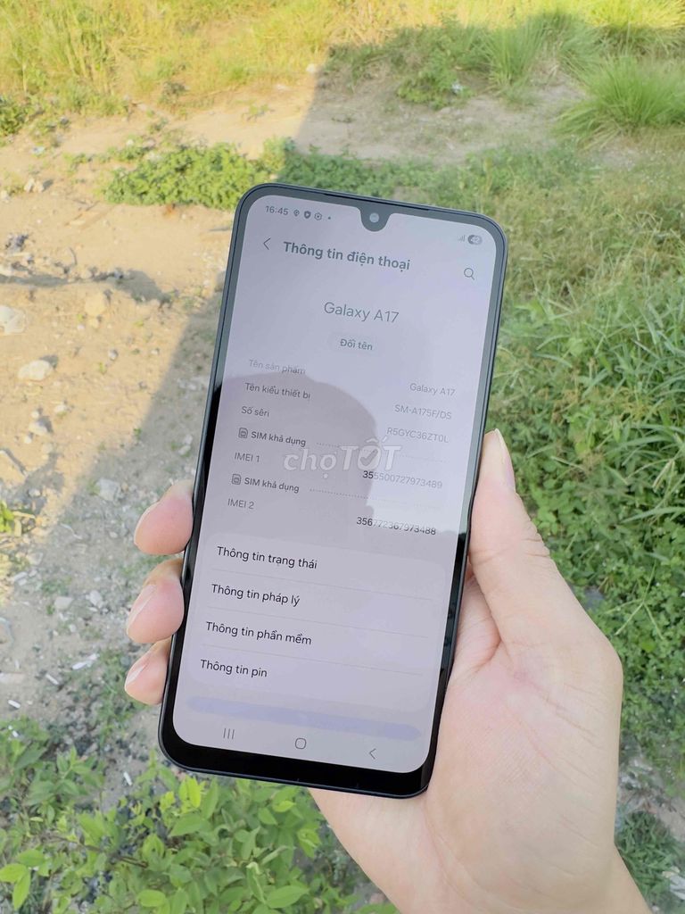 Samsung Galaxy A17 8-128GB Đen. Mua bán Điện thoại tại Thành phố Bà Rịa Bà Rịa - Vũng Tàu được đăng bởi Van Tran hình 1