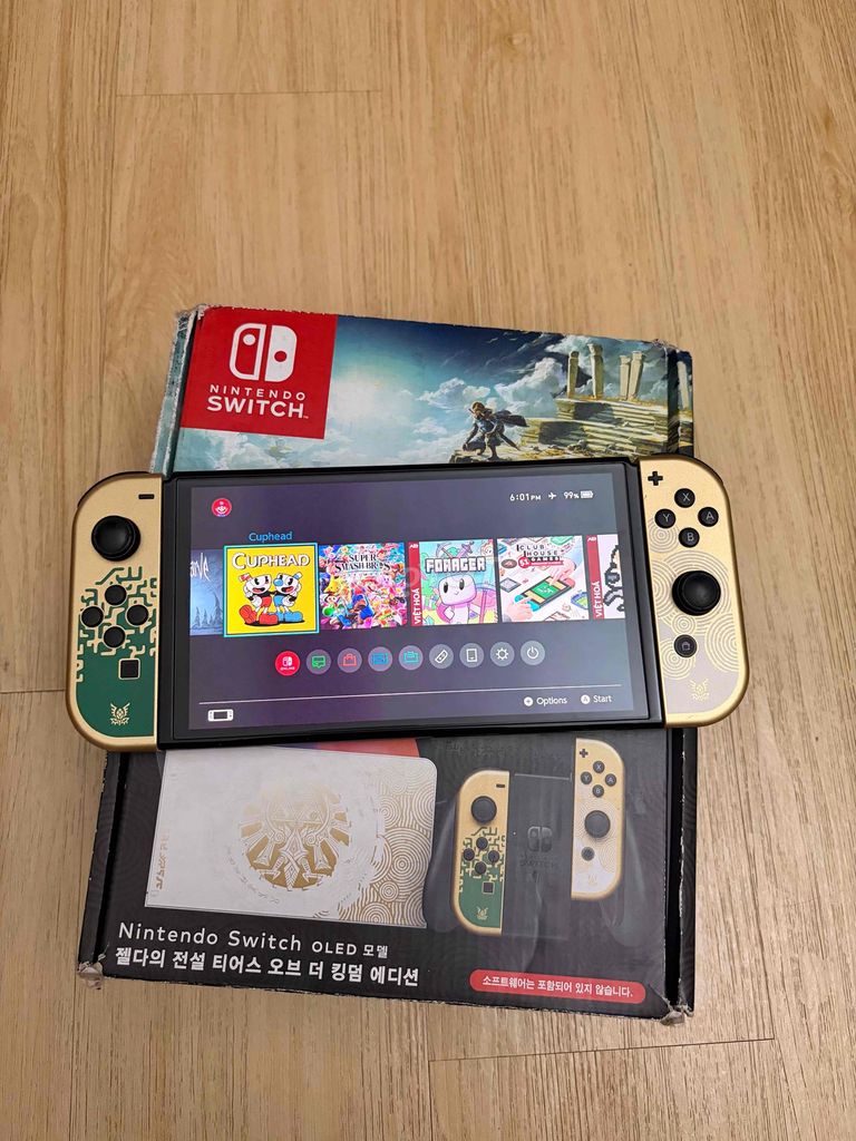 Nintendo Switch OLED Zelda mod chip 128GB. Mua bán Thiết bị chơi game tại Thành phố Thủ Đức Tp Hồ Chí Minh được đăng bởi La Thành hình 1