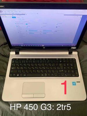 TL-Laptop HP 450 G3 xách tay Nhật-Mới 99%-2Tr2