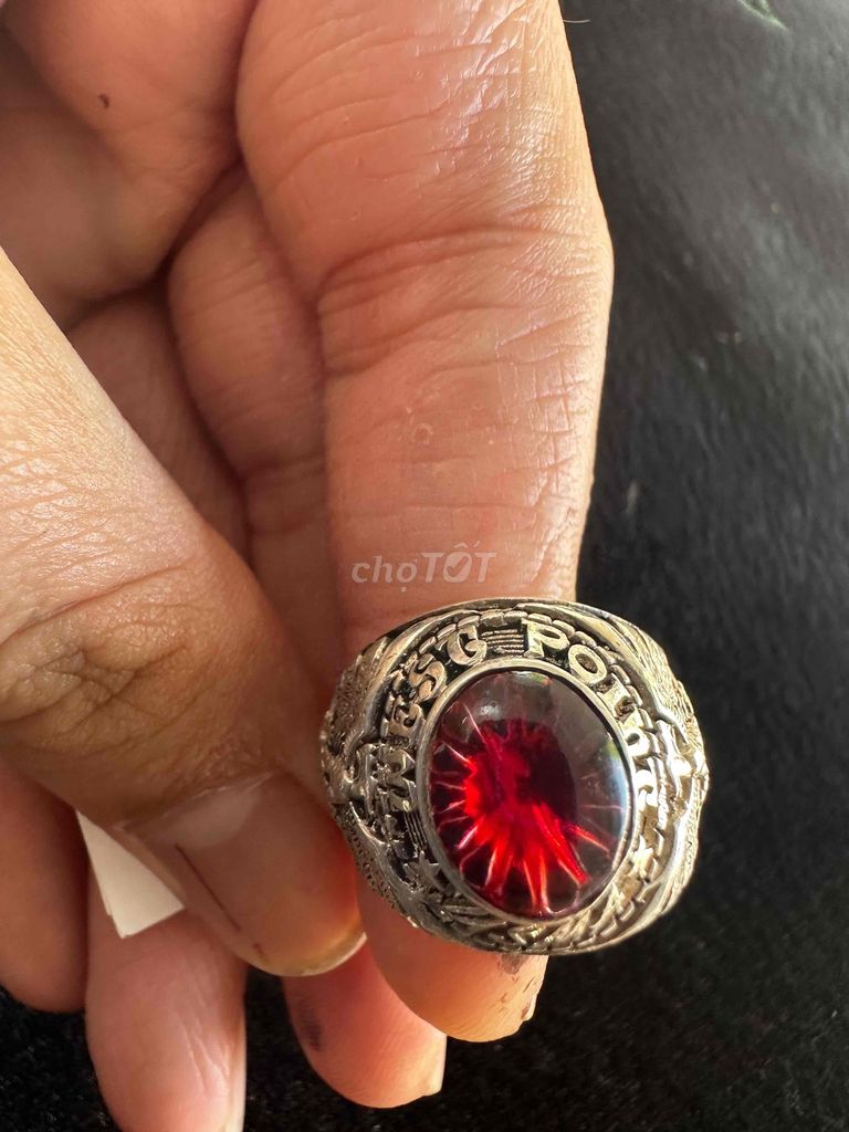 Nhẫn Mỹ bạc 925 cỗ xịn, đá đẹp cho anh em. Mua bán Phụ kiện thời trang khác tại Thành phố Bà Rịa Bà Rịa - Vũng Tàu được đăng bởi quang hình 1