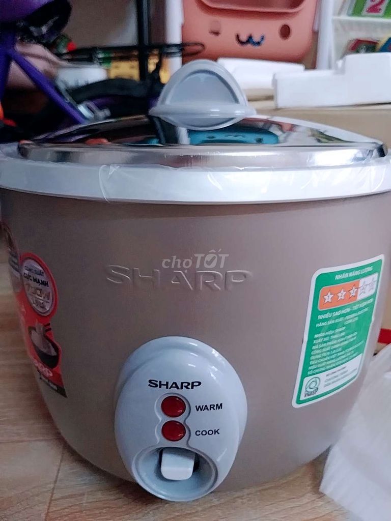 Nồi cơm điện Sharp KSH-F188V-GB 1.8L Mới Nâu. Mua bán Bếp, lò, đồ điện nhà bếp tại Quận 12 Tp Hồ Chí Minh được đăng bởi Linh Hoàng Thùy hình 1