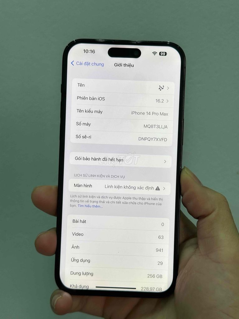14 pro max lock 256g pin 86 vỏ đẹp 99