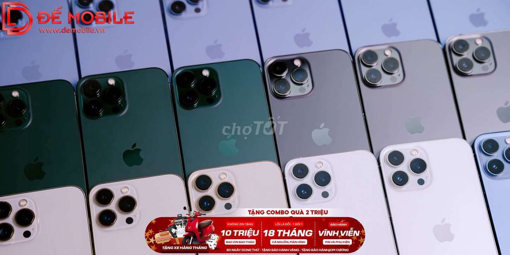 IPHONE 13 PRO MAX 128 - 256 Q.tế Mỹ tặng BHV. Mua bán Điện thoại tại Thành phố Biên Hòa Đồng Nai được đăng bởi ĐẾ MOBILE BIÊN HOÀ hình 1