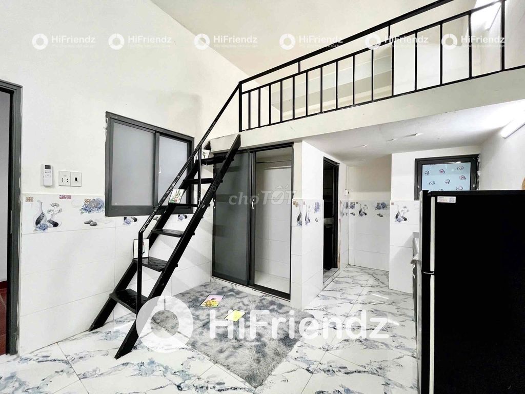PHÒNG GÁC CAO FULL NỘI THẤT NGAY HƯƠNG LỘ 2