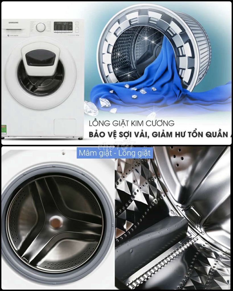 0915704567 - Máy giặt lồng ngang Samsung inverter 8kg mua ở ĐMX