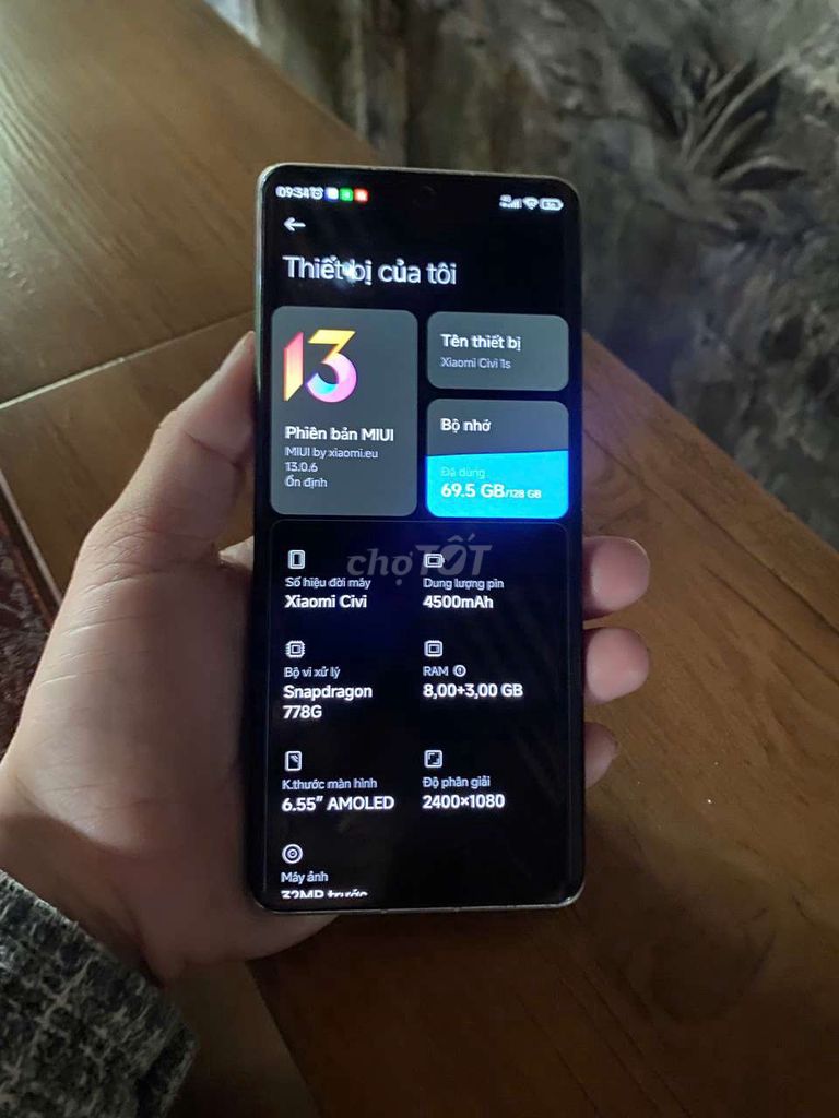 Xiaomi Civi 1s 8GB/128GB. Mua bán Điện thoại tại Thị xã Bến Cát Bình Dương được đăng bởi văn thành hình 1
