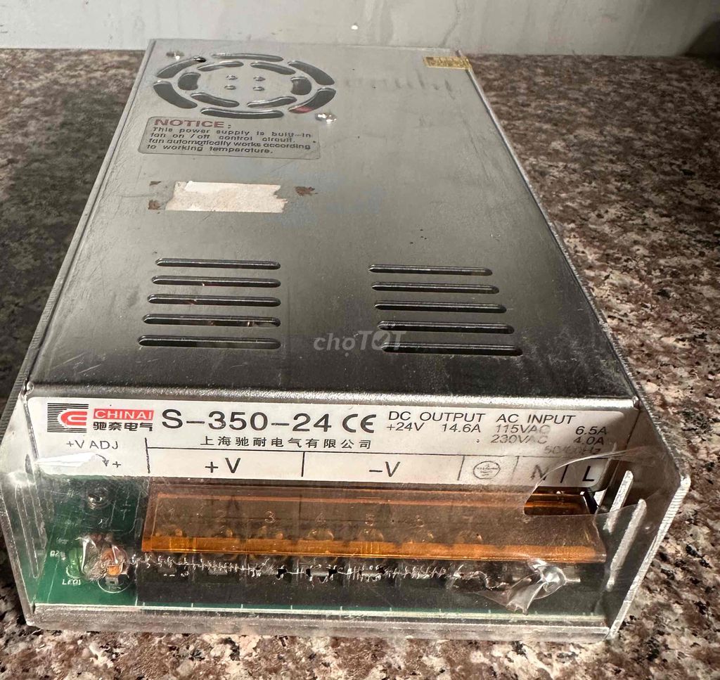 Bộ nguồn Mean Well S-350-24. Mua bán Đồ chuyên dụng, Giống nuôi trồng tại Huyện Tuy Phong Bình Thuận được đăng bởi Ve chai thập cẩm hình 1