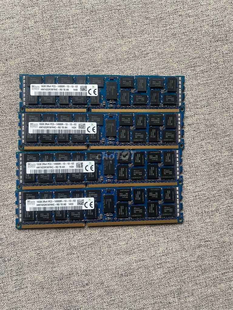 RAM SK Hynix 16GB DDR3 ECC 1866 MHz. Mua bán Linh kiện (RAM, Card...) tại Huyện An Lão Hải Phòng được đăng bởi Ngọc Luân Ninh hình 1
