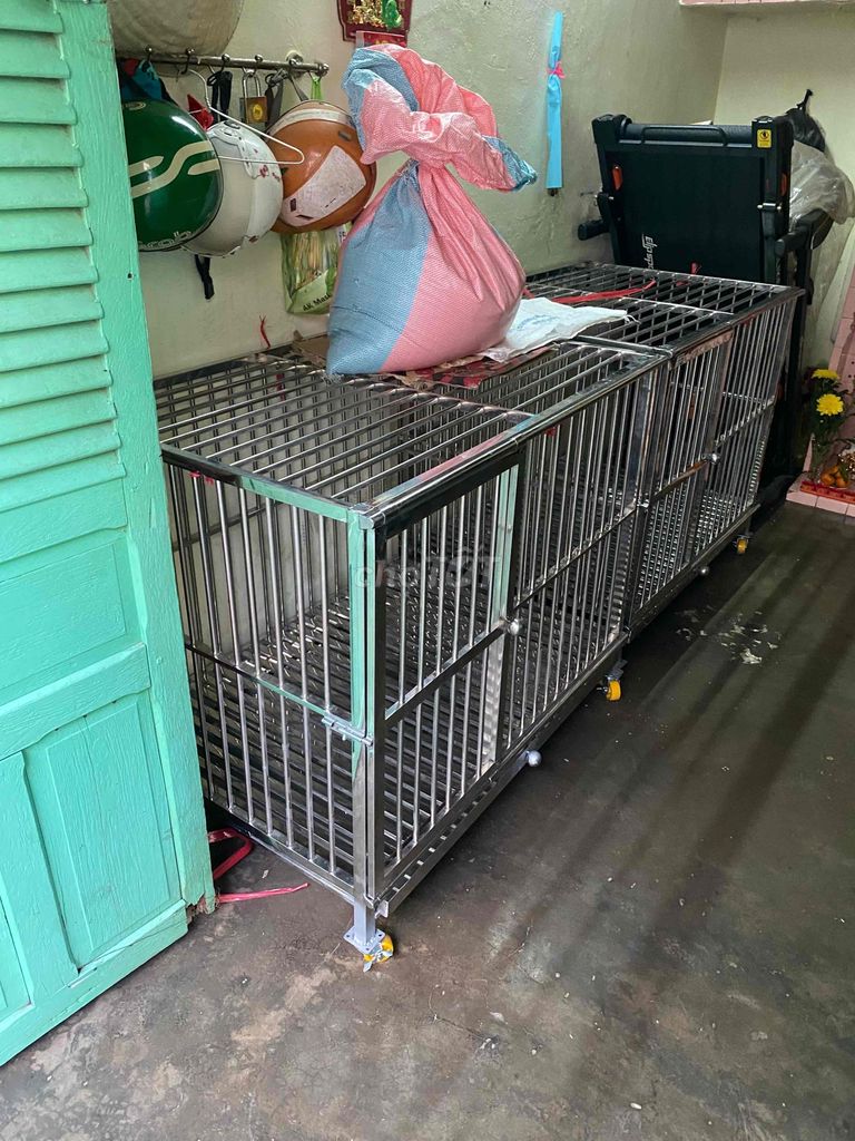 Chuồng chó r72 x 1m x86. Mua bán Phụ kiện, Thức ăn, Dịch vụ tại Quận Tân Phú Tp Hồ Chí Minh được đăng bởi Inox Hồng Phát  hình 1