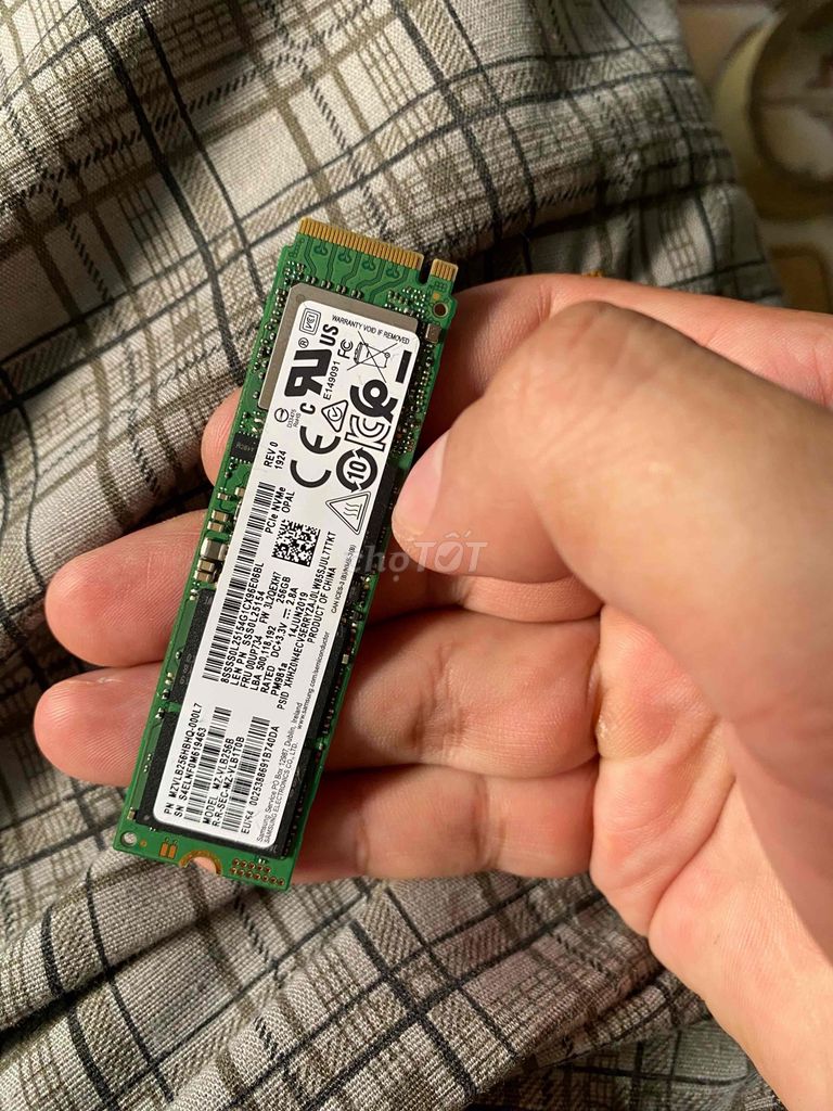 SSD Nvme Samsung Nvme M2 256G zin đét us sẵn Win. Mua bán Linh kiện (RAM, Card...) tại Quận 7 Tp Hồ Chí Minh được đăng bởi Jack Nguyễn hình 1
