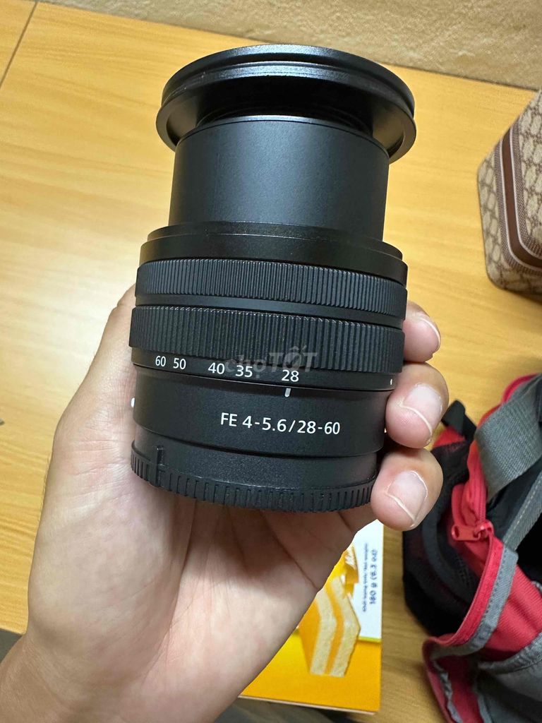Ống kính Sony FE 4-5.6/28-60 Đen. Mua bán Máy ảnh, Máy quay tại Quận Hải Châu Đà Nẵng được đăng bởi Nguyễn Kiều Huy hình 1