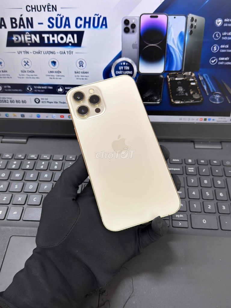 iPhone 12ProMax 128Gb MÁY QUỐC TẾ ZIN NGUYÊN BẢN. Mua bán Điện thoại tại Thành phố Biên Hòa Đồng Nai được đăng bởi DT MOBILE BIÊN HOÀ hình 1