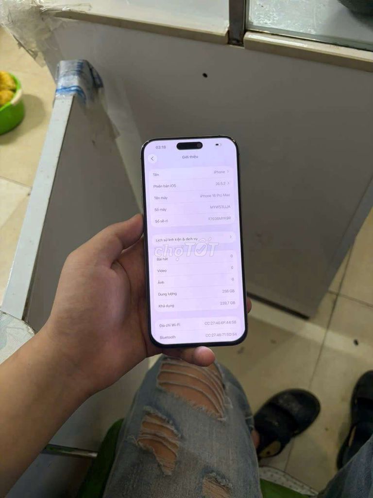 Thanh lí 16 pro Max 256 đẹp pin 93 full cn. Mua bán Điện thoại tại Quận Hoàng Mai Hà Nội được đăng bởi Jacking Son hình 1