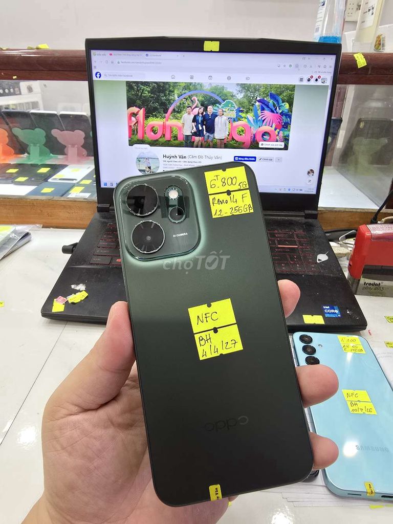 Oppo Reno14 F 5G 12GB/256GB . Mua bán Điện thoại tại Thành phố Long Xuyên An Giang được đăng bởi Facebook Cầm Đồ Thúy Vân hình 1