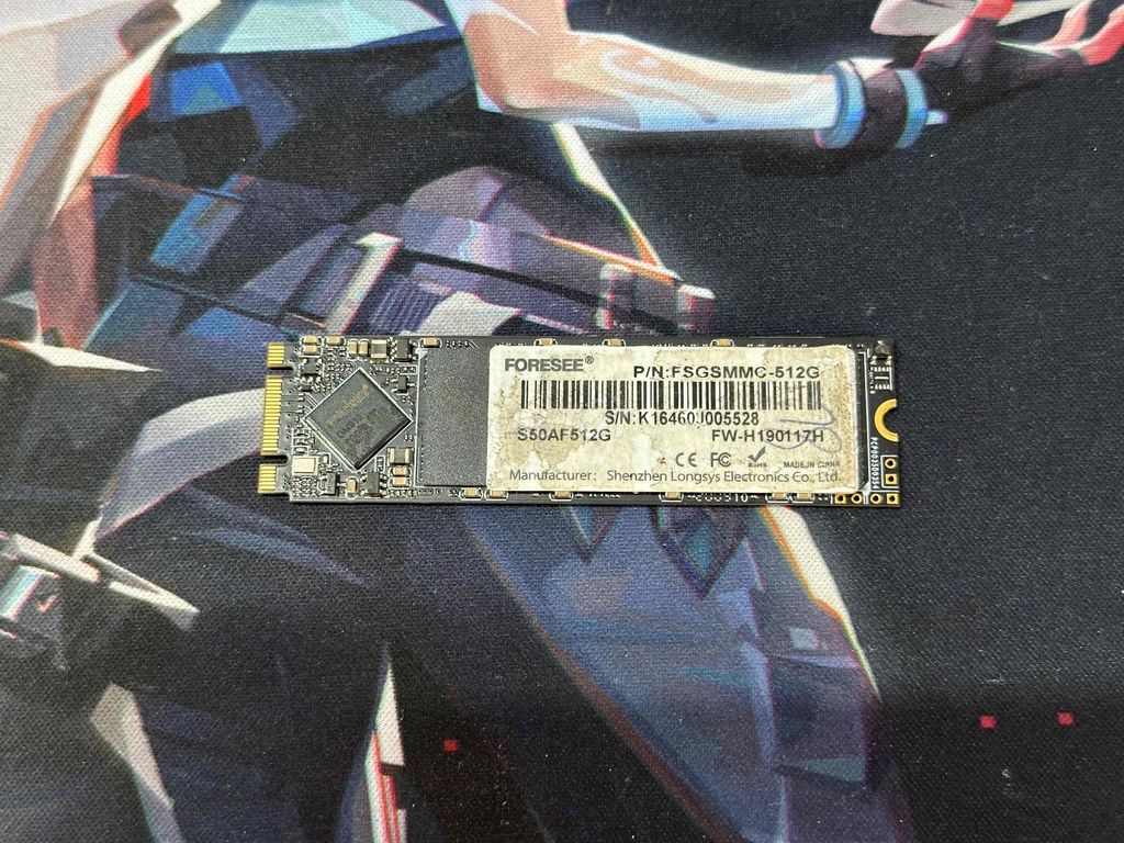 Ổ cứng SSD FORESEE 512GB M2 SATA 99%.. Mua bán Linh kiện (RAM, Card...) tại Quận Gò Vấp Tp Hồ Chí Minh được đăng bởi Tình Nguyễn hình 1