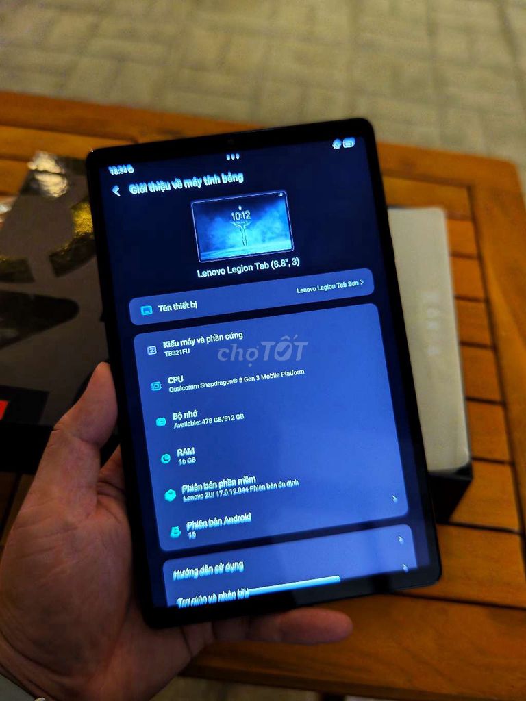 Lenovo Y700 Gen 3 8.8 inch 16GB/512GB. Mua bán Máy tính bảng tại Huyện Thường Tín Hà Nội được đăng bởi Sơn Nguyên hình 1