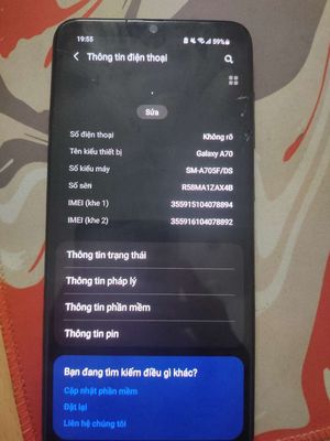 Bán samsung a70. Mua bán Điện thoại tại Quận Cầu Giấy Hà Nội được đăng bởi nguyễn ngọc tốt