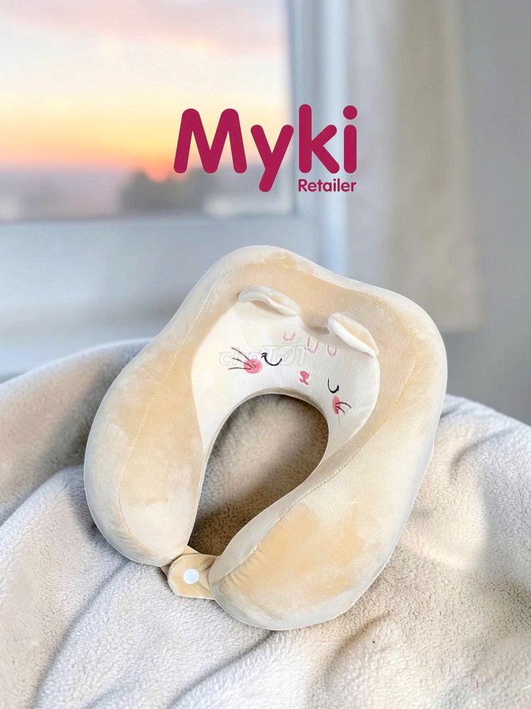 Gối kê cổ Myki Cao su non. Mua bán Giường, chăn ga gối nệm tại Thành phố Quảng Ngãi Quảng Ngãi được đăng bởi My Ki hình 1