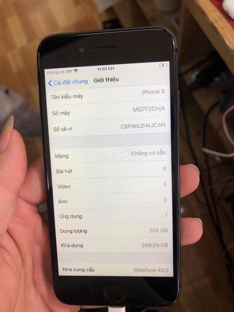 Apple iPhone 8 256GB Đen. Mua bán Điện thoại tại Quận Bình Thạnh Tp Hồ Chí Minh được đăng bởi ThiênĐôngMobile hình 1