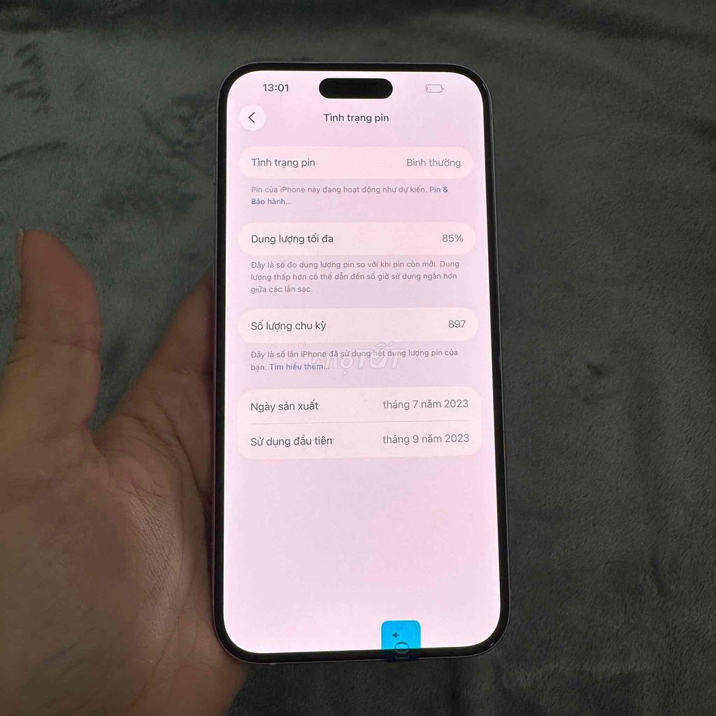 Apple iPhone 15 Plus 128GB Hồng 87%. Mua bán Điện thoại tại Quận Tân Bình Tp Hồ Chí Minh được đăng bởi Bảo Trân hình 1