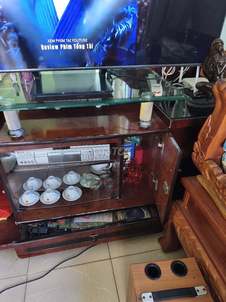 Kệ tivi Gỗ Nâu 1m5x45cm. Mua bán Tủ, kệ gia đình tại Huyện Nhà Bè Tp Hồ Chí Minh được đăng bởi Minh Tuấn hình 1