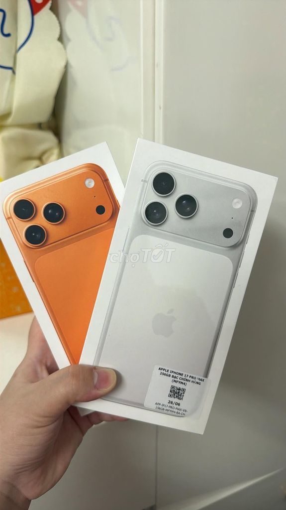 Apple iPhone 17 Pro Max 256GB Bạc New seal. Mua bán Điện thoại tại Quận 1 Tp Hồ Chí Minh được đăng bởi Hội Đồ Điện Tử hình 1