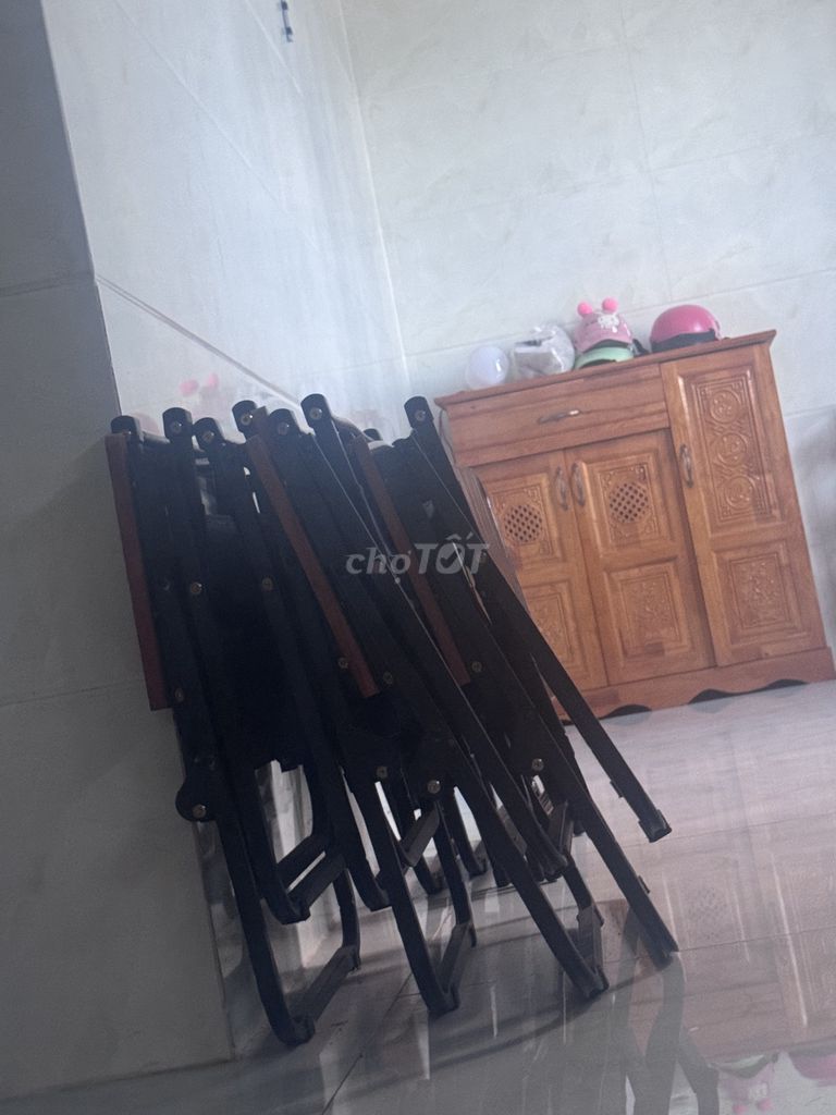 Ghế gấp gỗ mới. Mua bán Bàn ghế tại Thành phố Bà Rịa Bà Rịa - Vũng Tàu được đăng bởi Thuỷ Tiên hình 1