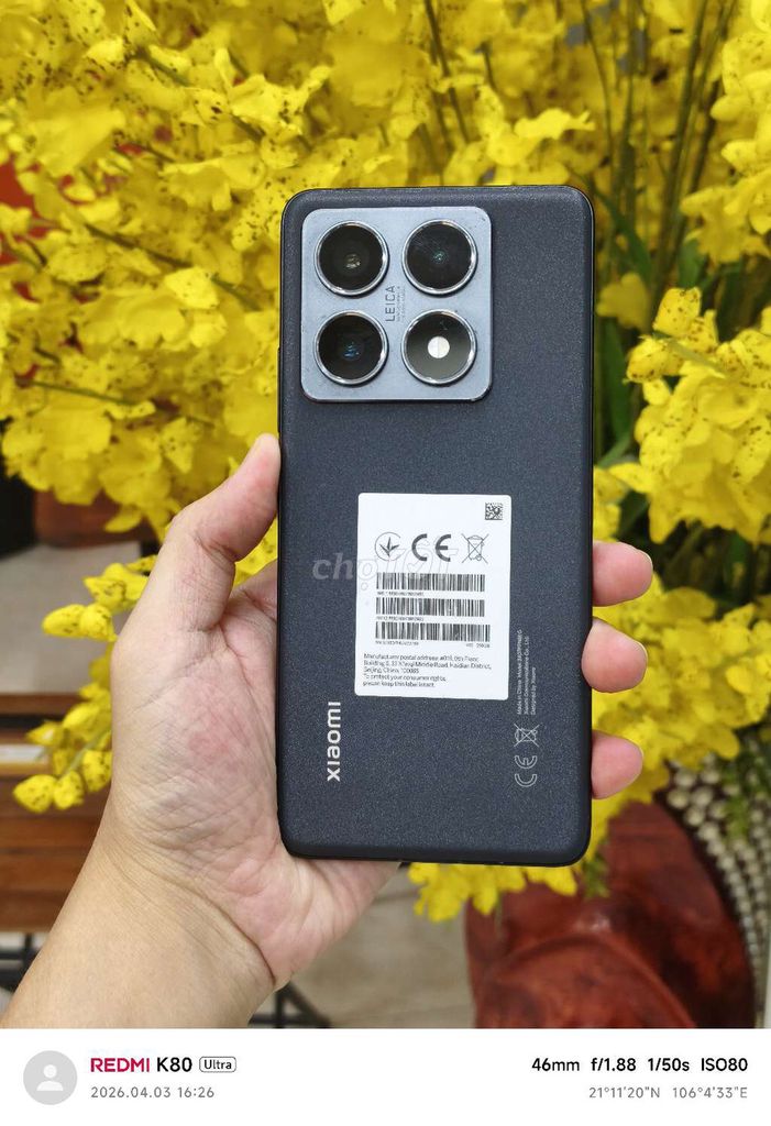 Xiaomi 14T Pro 256GB Đen Titan. Mua bán Điện thoại tại Thành phố Bắc Ninh Bắc Ninh được đăng bởi XIAOMI STORE GIA BẢO hình 1