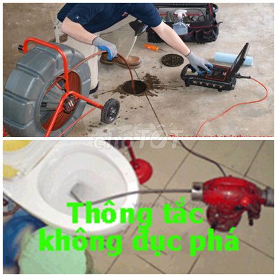 Dịch vụ thông cống không đục nền quận 1