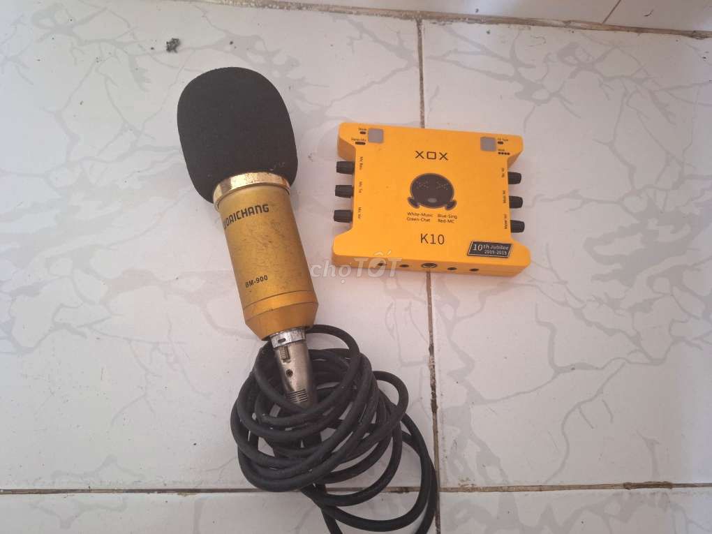 Combo sound card + mic thu âm. Mua bán Tivi, Âm thanh tại Quận Gò Vấp Tp Hồ Chí Minh được đăng bởi Hoang nguyên hình 1