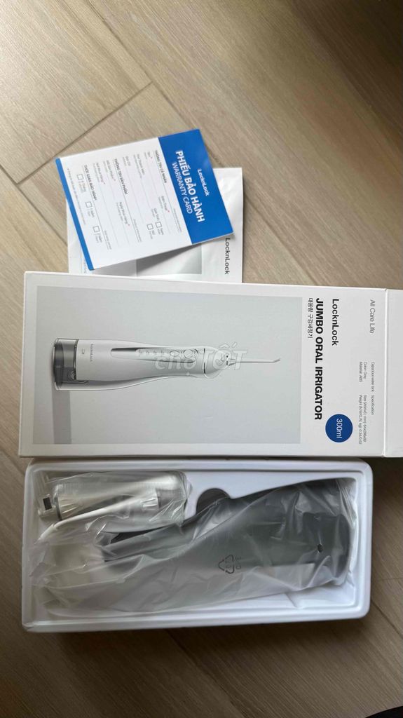 Máy tăm nước LocknLock Jumbo Oral Irrigator. Mua bán Thiết bị vệ sinh, nhà tắm tại Thành phố Thủ Đức Tp Hồ Chí Minh được đăng bởi Tôi là Kim Ngưu hình 1