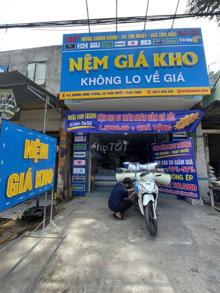 Nệm Foam Latex Aroma Thoáng khí Đàn hồi tốt. Mua bán Giường, chăn ga gối nệm tại Huyện Tháp Mười Đồng Tháp được đăng bởi Nệm Giá Kho Tháp Mười hình 1