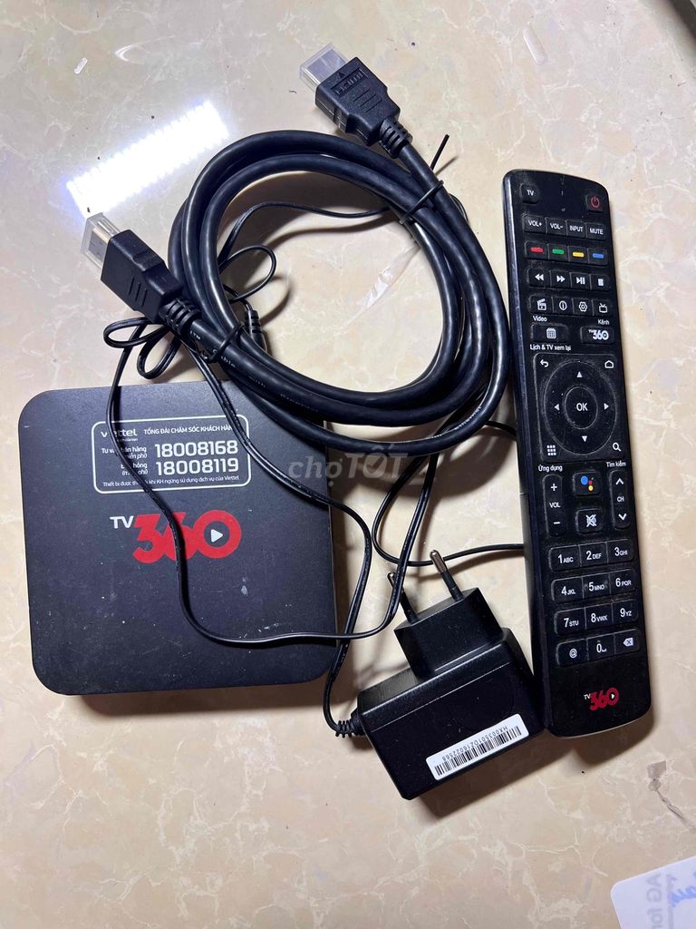 Đầu thu TV Box Viettel TV360 Đen. Mua bán Tivi, Âm thanh tại Huyện An Dương Hải Phòng được đăng bởi Nguyễn Tú hình 1