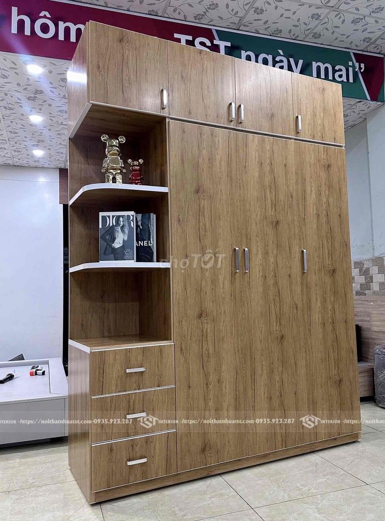 Tủ quần áo nhựa Đài Loan sẵn hàng, dài 1m6. Mua bán Tủ, kệ gia đình tại Quận Thanh Khê Đà Nẵng được đăng bởi Nội thất bếp trọn gói TST  hình 1