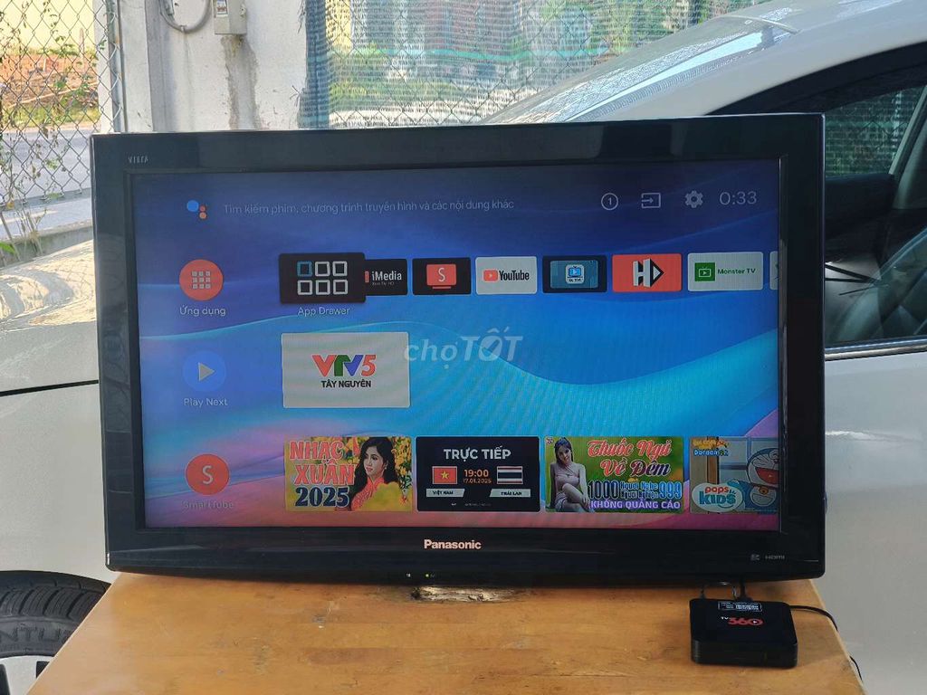 Tivi Panasonic 32 inch kèm box android giọng nói