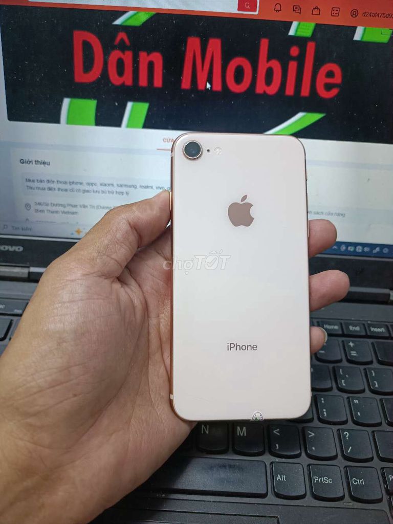 IPHONE 8 64GB PIN 100 MÁY QUỐC TẾ ZIN ĐẸP